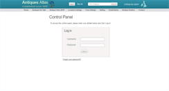 Desktop Screenshot of cp.antiquesatlas.com